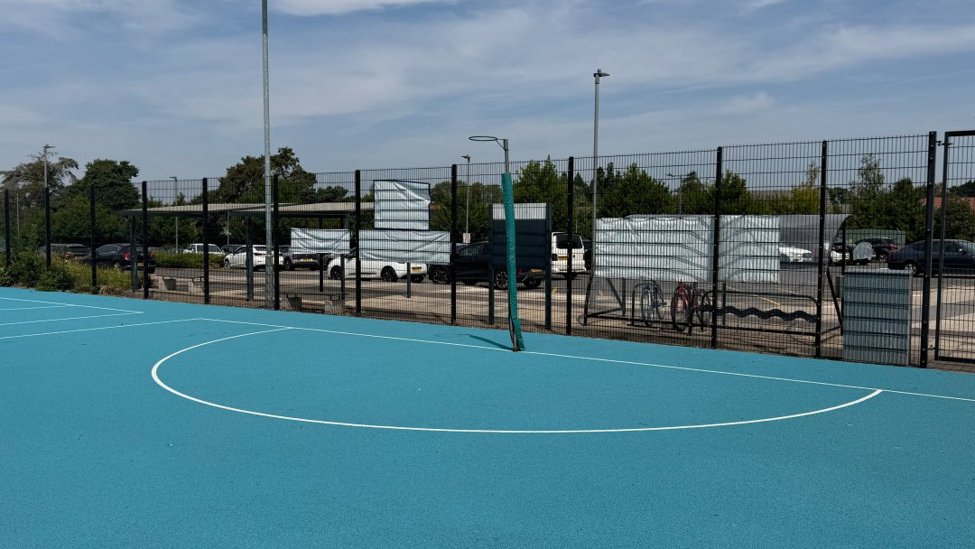 Floodlit Outdoor Courts at Ercall Wood Academy in Telford