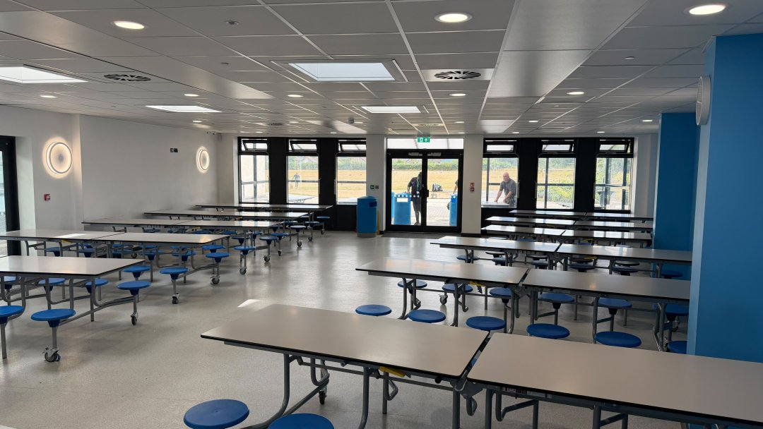 Dining Hall at Ercall Wood Academy in Telford