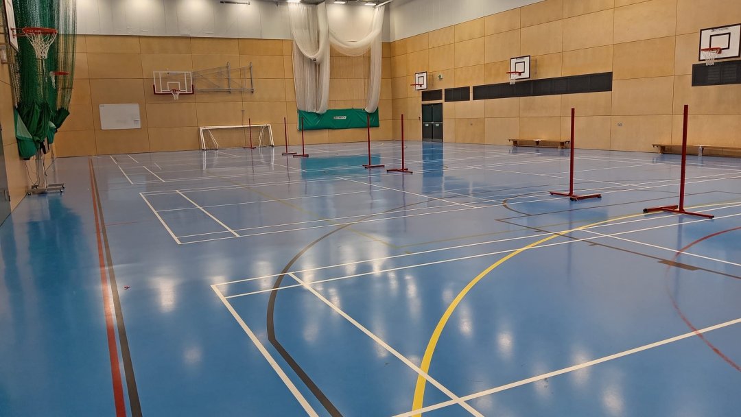 Sports Hall at Ercall Wood Academy in Telford