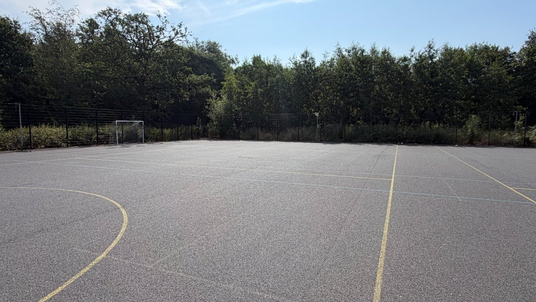 Netball Courts at Charlton School in Telford