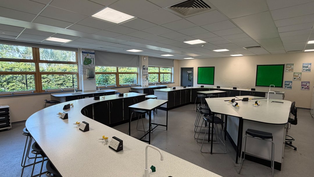 Science Laboratories at New Road Academy in Telford