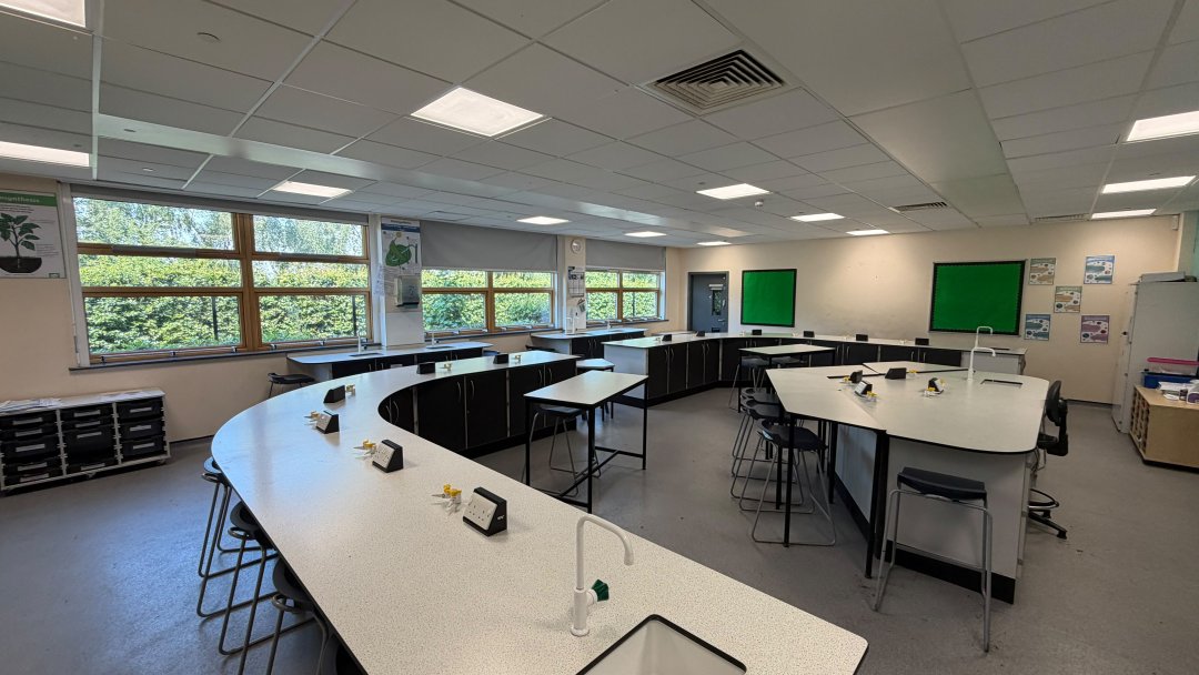Science Laboratories at New Road Academy in Telford