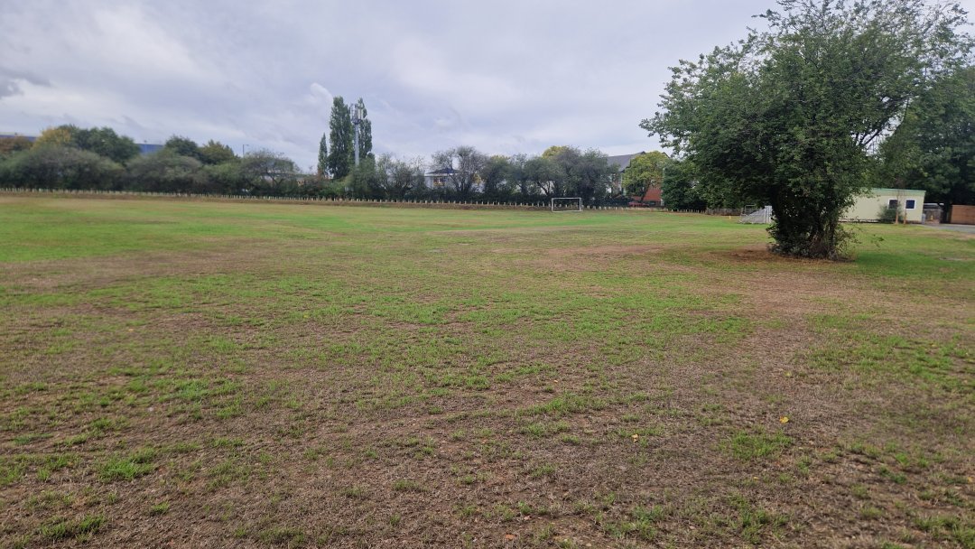 Grass Pitches at Kingsway Community Primary School in Leamington Spa