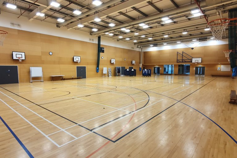 Sports Hall at St Ambrose College in Altrincham