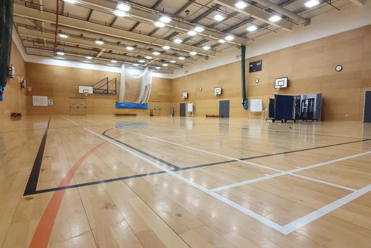 Sports Hall at St Ambrose College in Altrincham