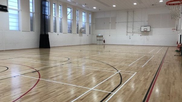 Sports Hall at Borough Academy in London