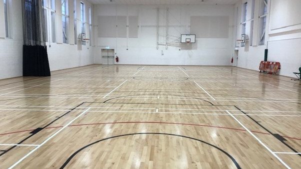 Sports Hall at Borough Academy in London