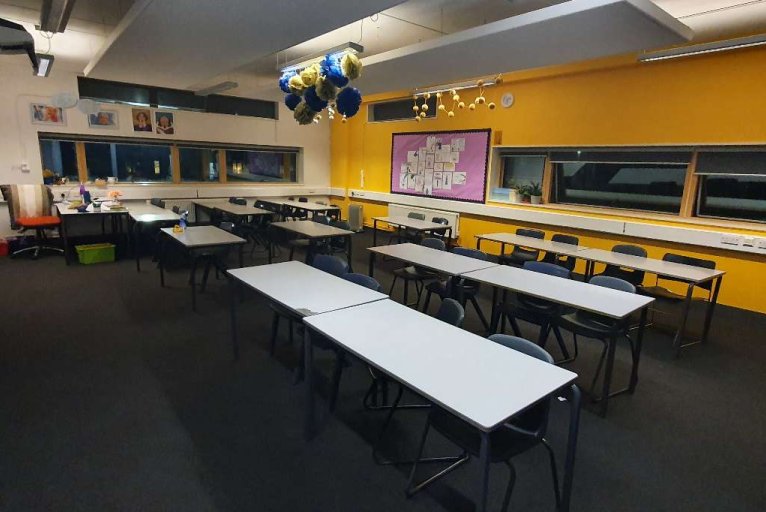 Classroom 2 at Stoke Newington School & Sixth Form in London
