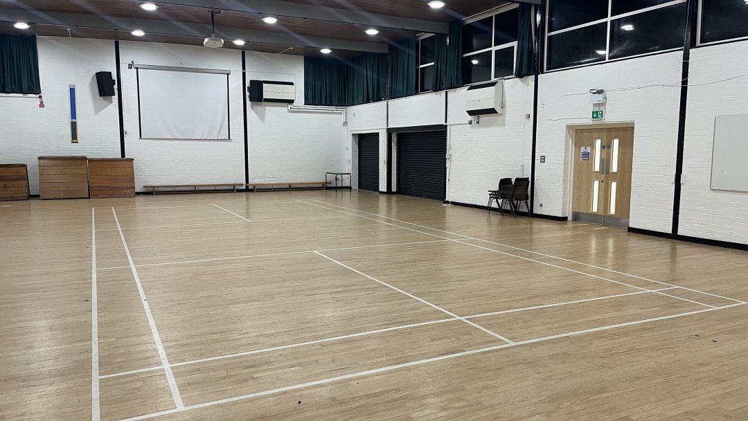 Gymnasium at Bourne End Academy in Bourne End