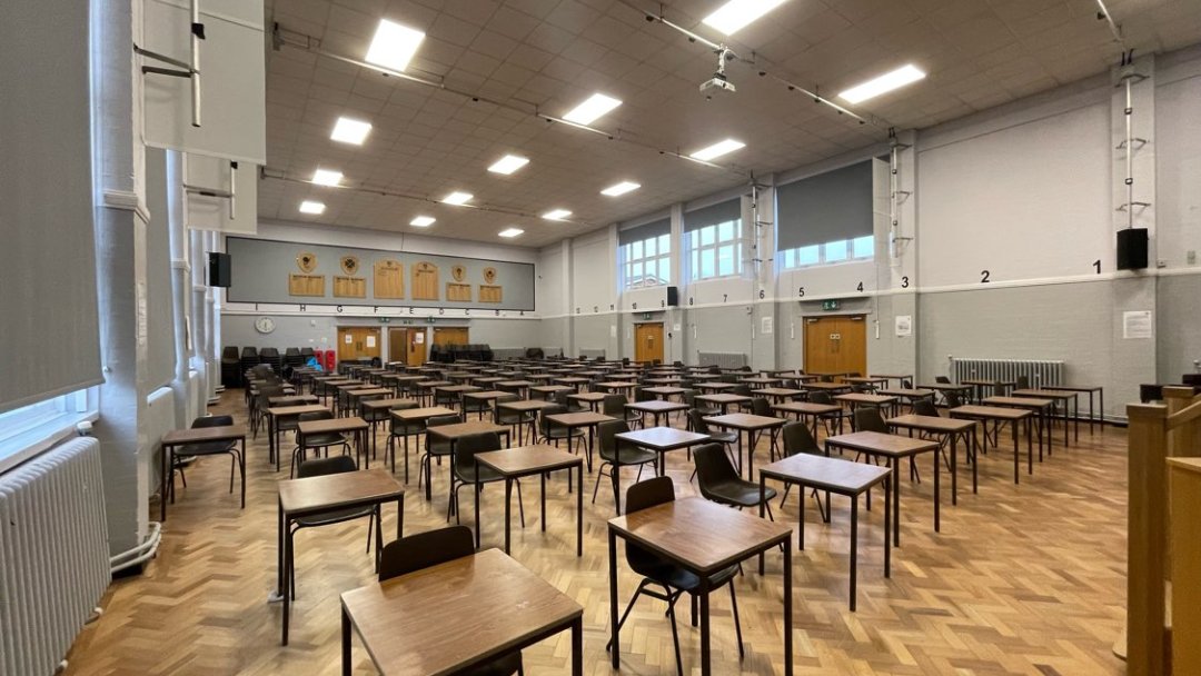 Main Hall at Challney High School for Boys in Luton