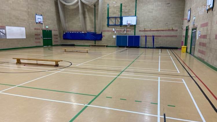 Sports Hall at Audenshaw School in Manchester
