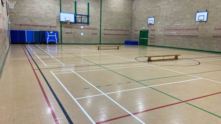 Sports Hall at Audenshaw School in Manchester