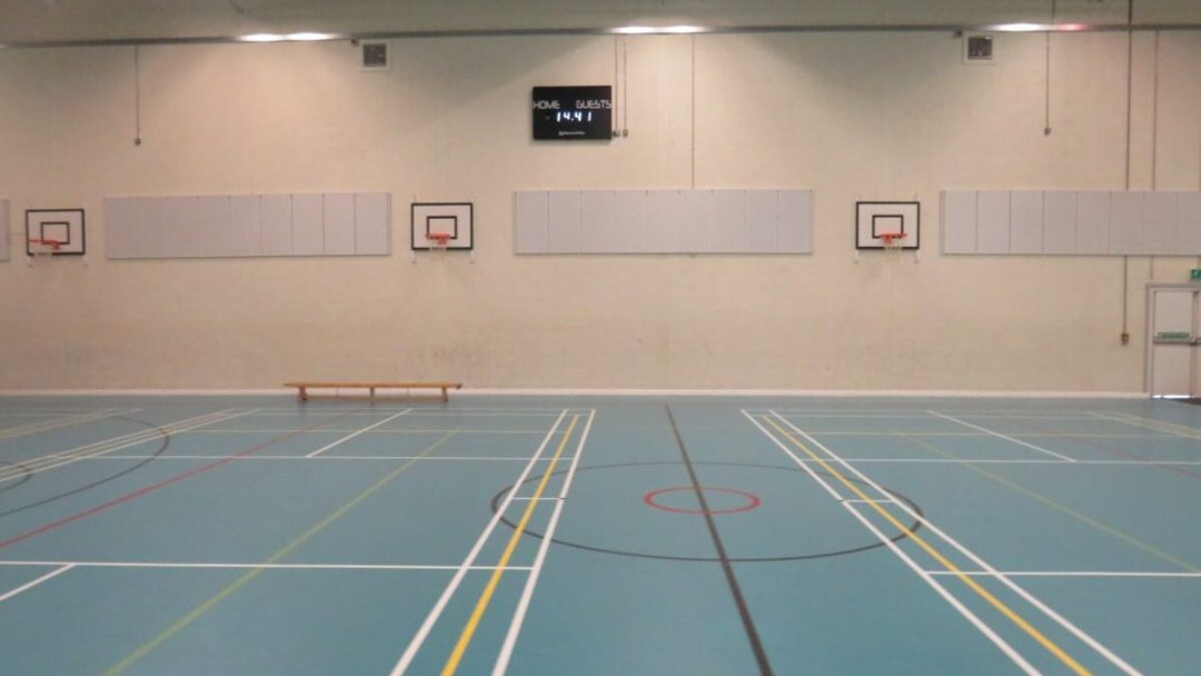 Sports Hall at Leigh Academy Halley in London