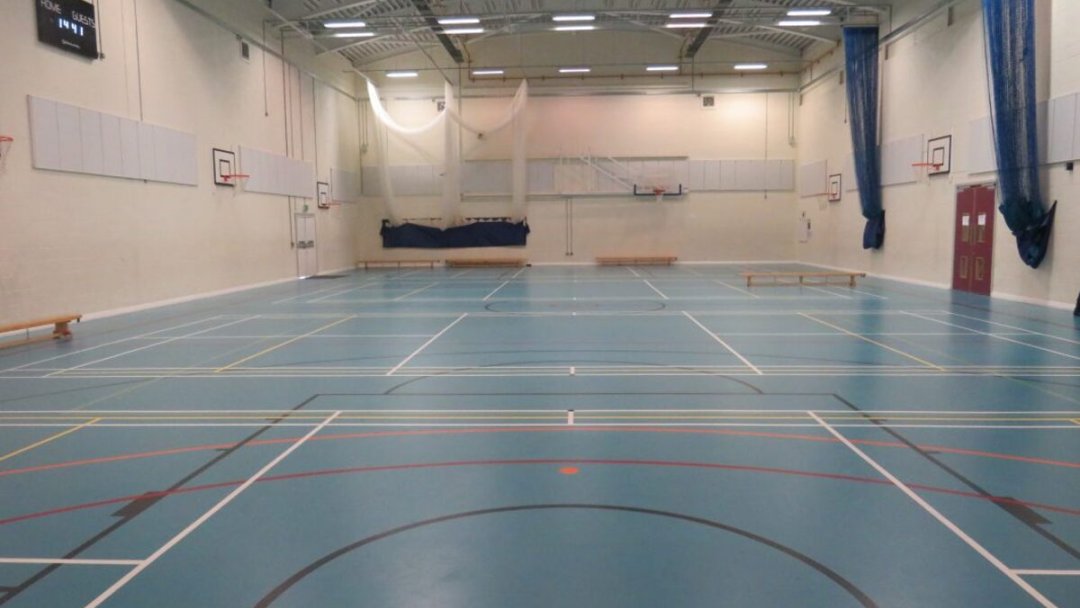 Sports Hall at Leigh Academy Halley in London