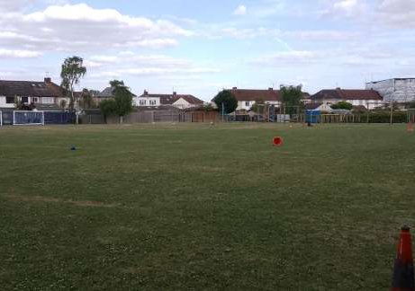 Grass Pitch 7v7 at Leigh Stationers' Primary Academy in London