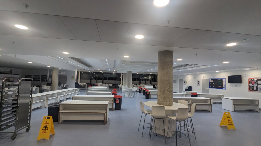 Canteen at Leigh Academy Strood in Kent