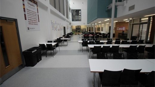 Dining Room at Kings Langley Secondary School in Hertfordshire