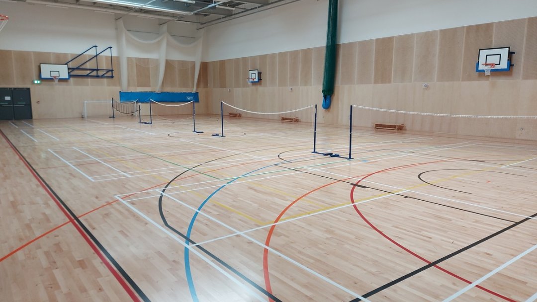 Sports Hall at Leigh Academy Rainham in Kent