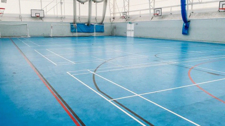Sports Hall at Bay Leadership Academy in Morecambe