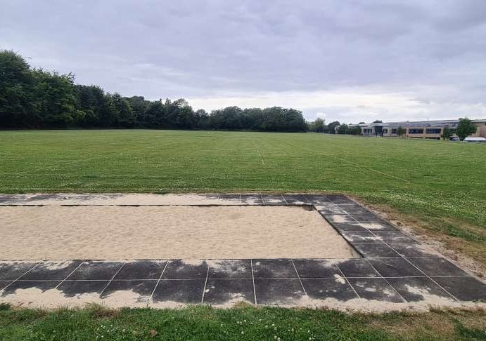 Grass Pitch at Leigh Academy Longfield in Kent