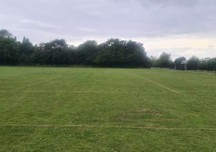 Grass Pitch at Leigh Academy Longfield in Kent