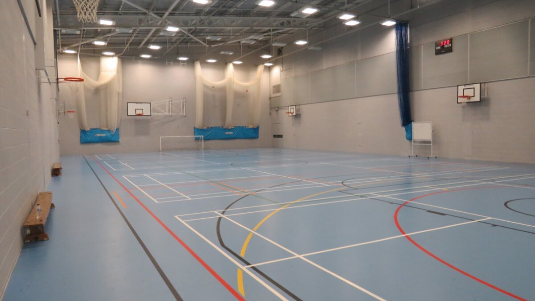 Sports Hall at Leigh Academy Longfield in Kent