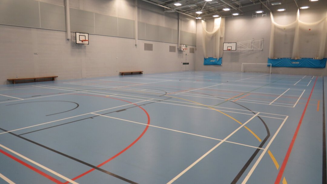 Sports Hall at Leigh Academy Longfield in Kent
