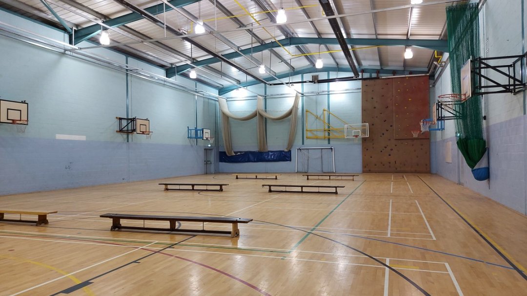 Sports Hall at Leigh Academy Tonbridge in Kent