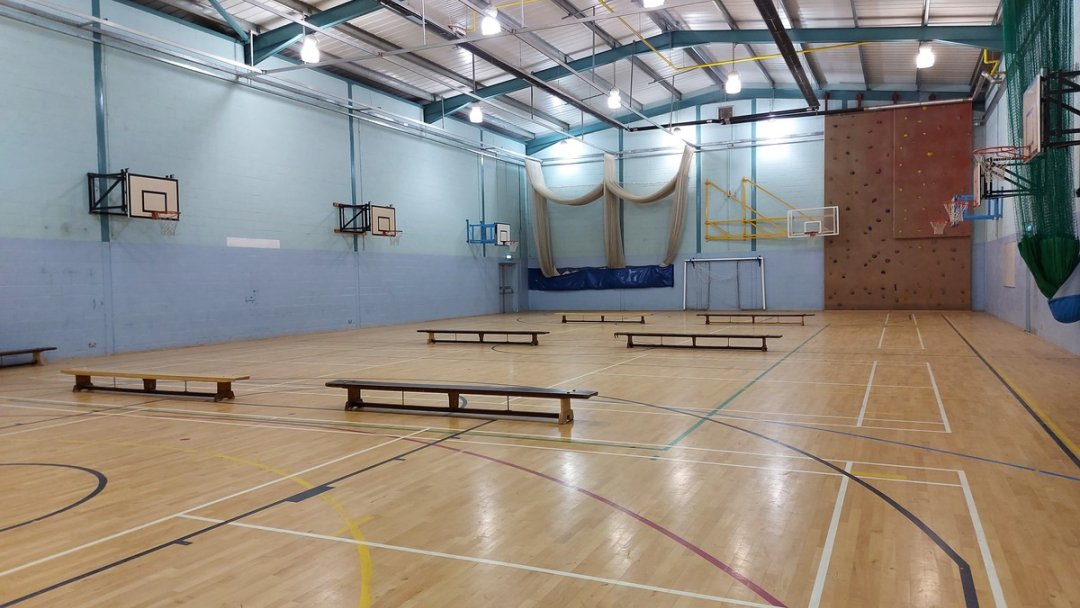 Sports Hall at Leigh Academy Tonbridge in Kent