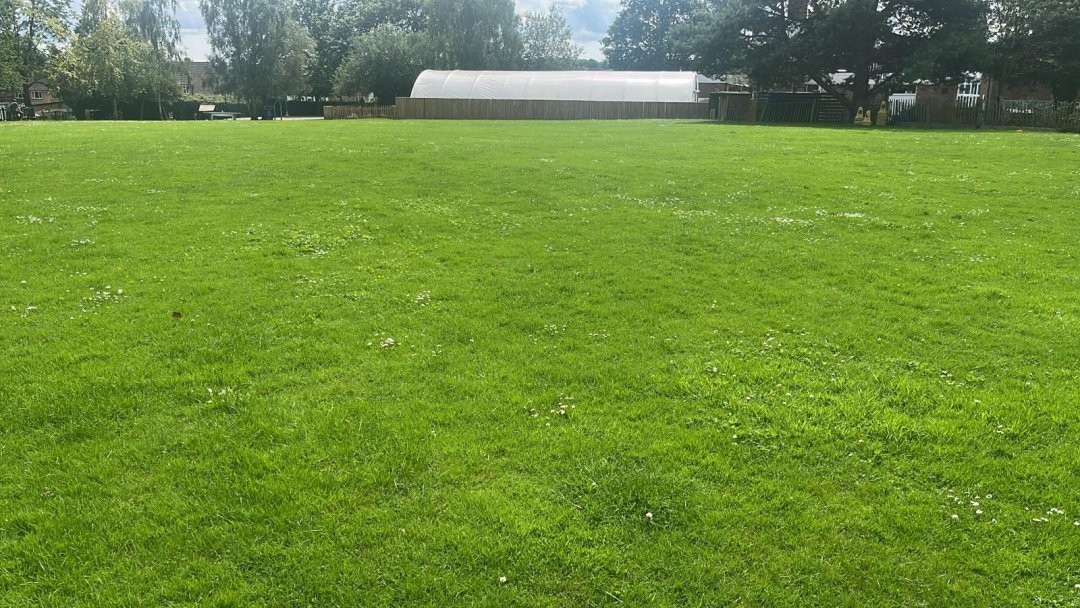 Grass Pitch at Leigh Academy Horsmonden in Kent