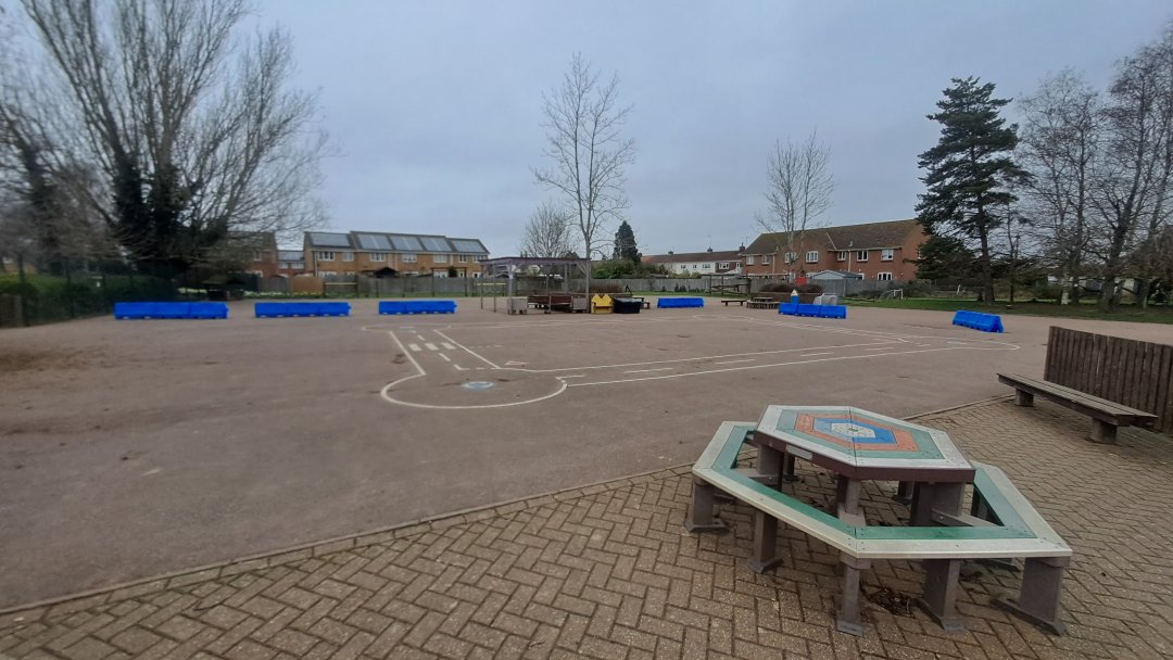 Playground at Leigh Academy Paddock Wood in Kent