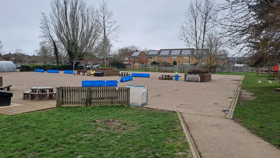 Playground at Leigh Academy Paddock Wood in Kent