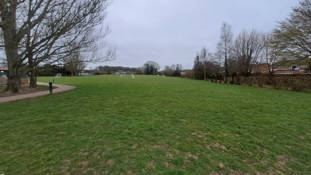 Grass Pitch at Leigh Academy Paddock Wood in Kent
