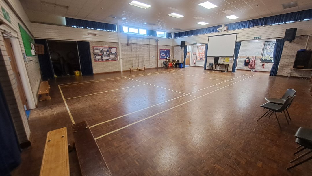 Small Hall at Leigh Academy Paddock Wood in Kent