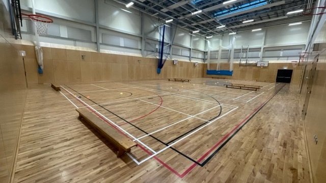 Sports Hall at Benton Park School in Leeds
