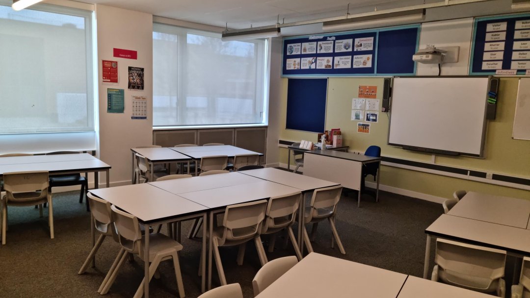 Classroom 1 at Leigh Stationers' Academy in London