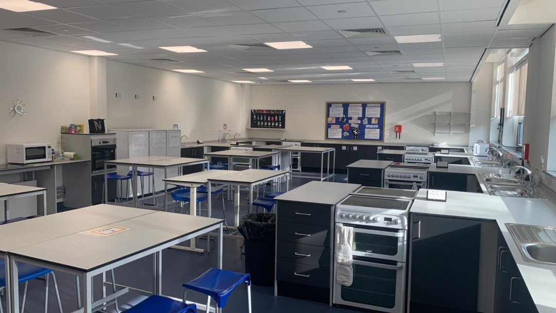 Food Tech Room 1 at Benton Park School in Leeds