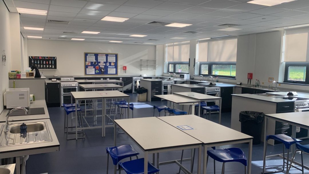 Food Tech Room 1 at Benton Park School in Leeds