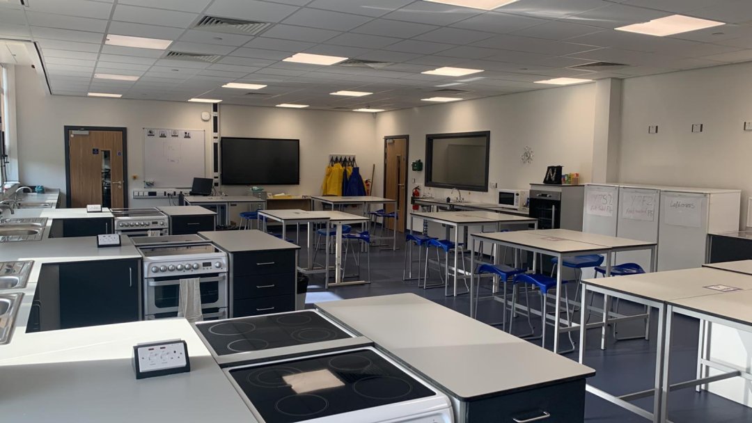 Food Tech Room 1 at Benton Park School in Leeds