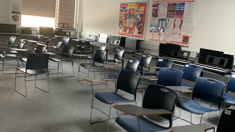 Music Room at Leigh Academy Blackheath in London