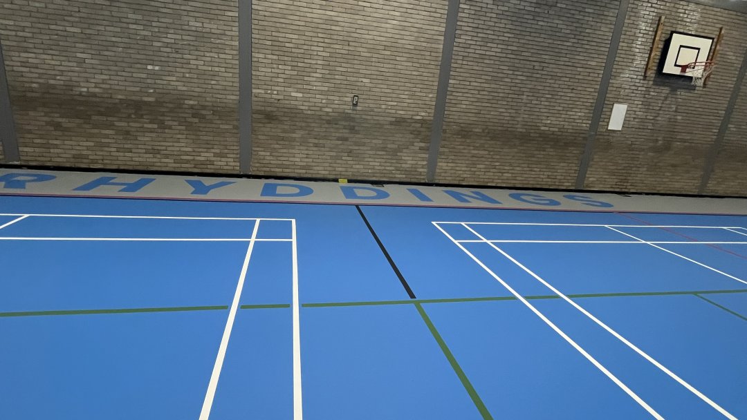 Sports Hall at Rhyddings School in Oswaldtwistle