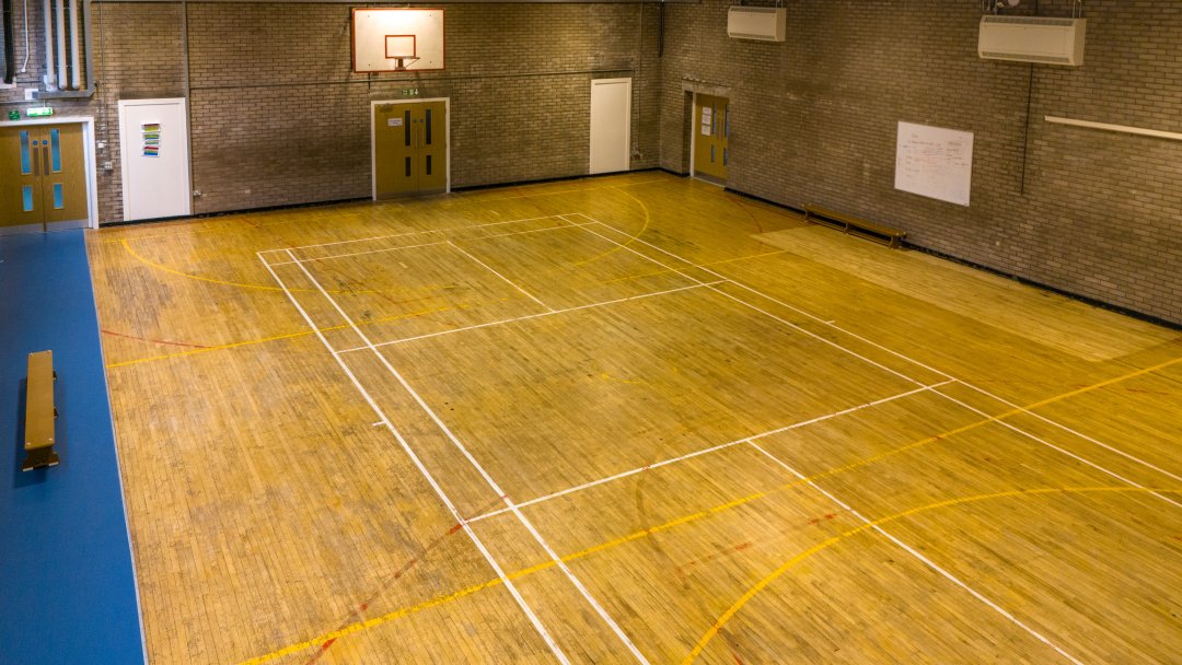 Gymnasium at Rhyddings School in Oswaldtwistle