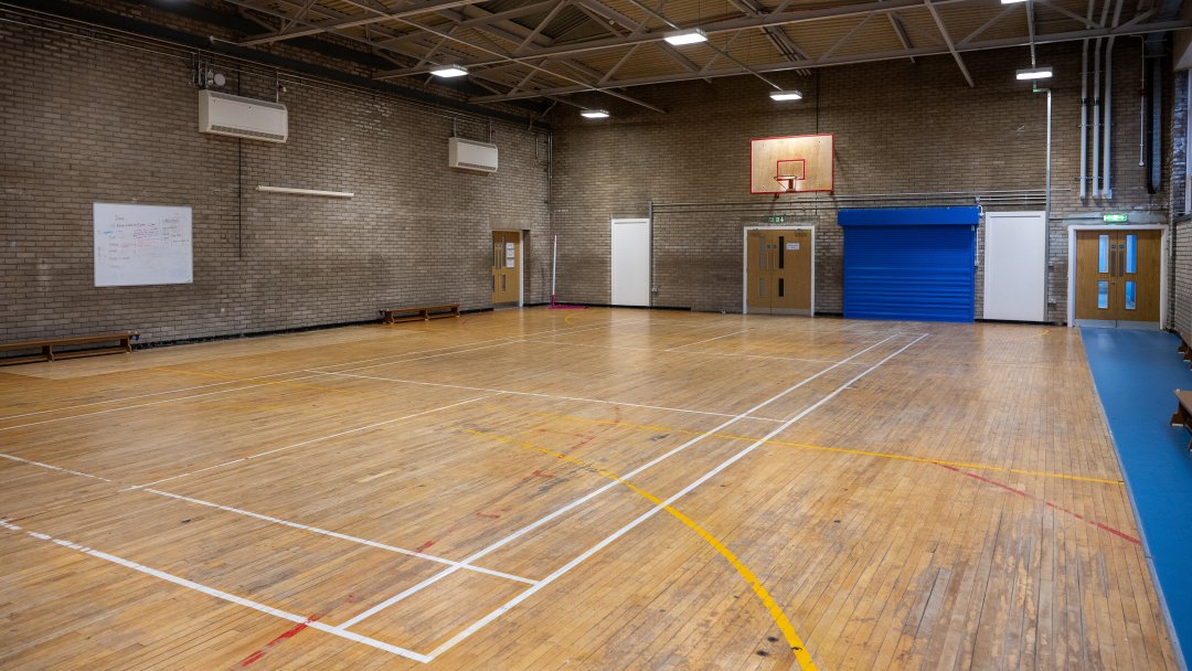 Gymnasium at Rhyddings School in Oswaldtwistle