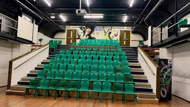 Main Hall at Rhyddings School in Oswaldtwistle