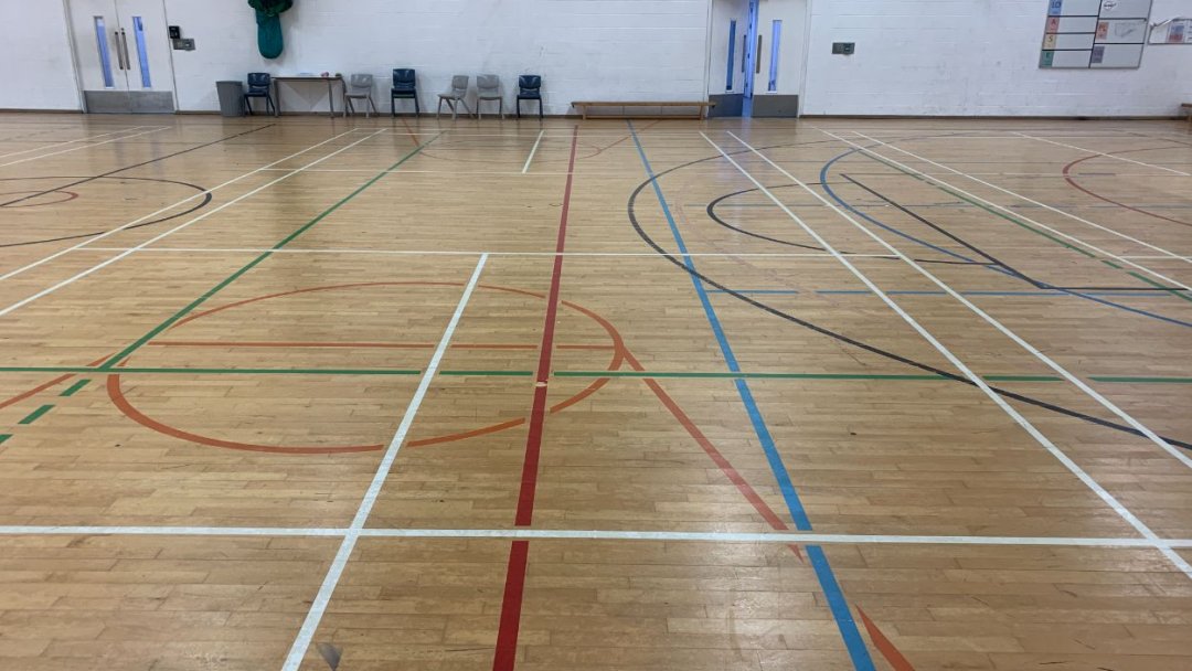 Sports Hall at Harris Academy Peckham in London