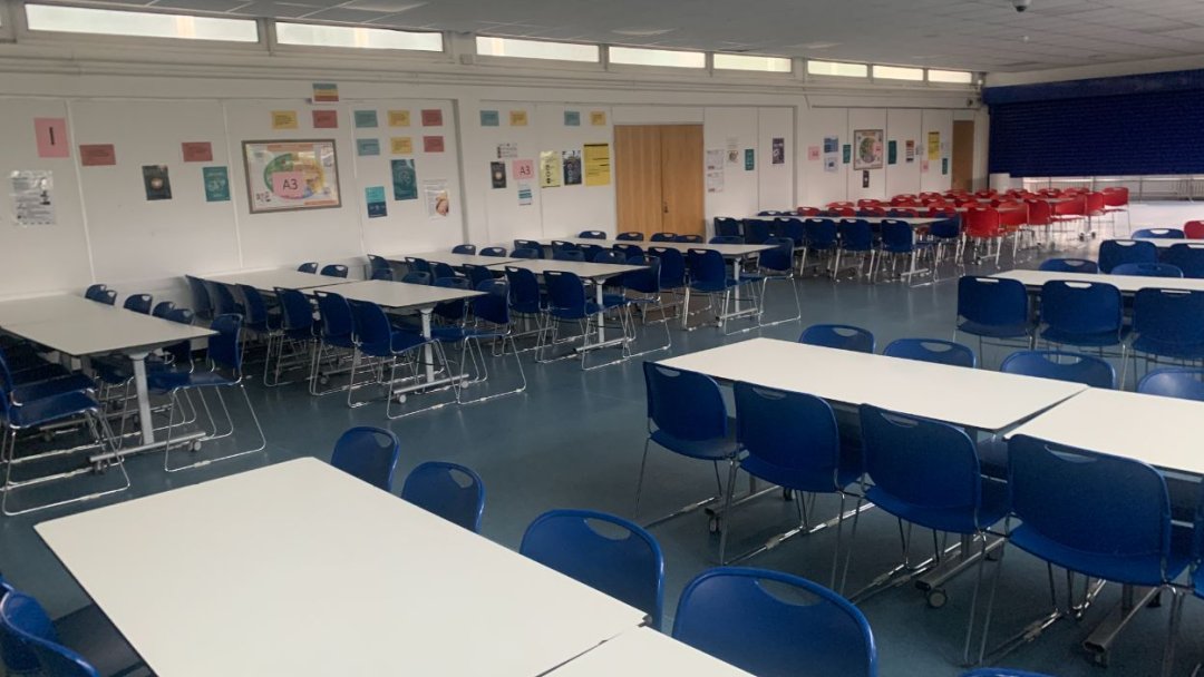 Dining Hall at Harris Academy Peckham in London