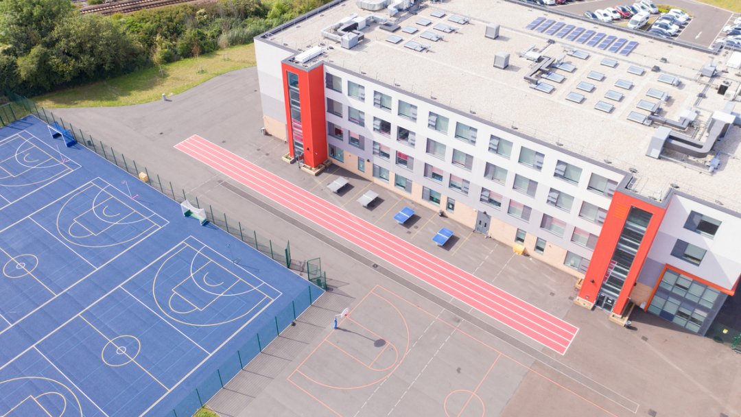 Outdoor Activity Area at Harris Academy Riverside in Purfleet