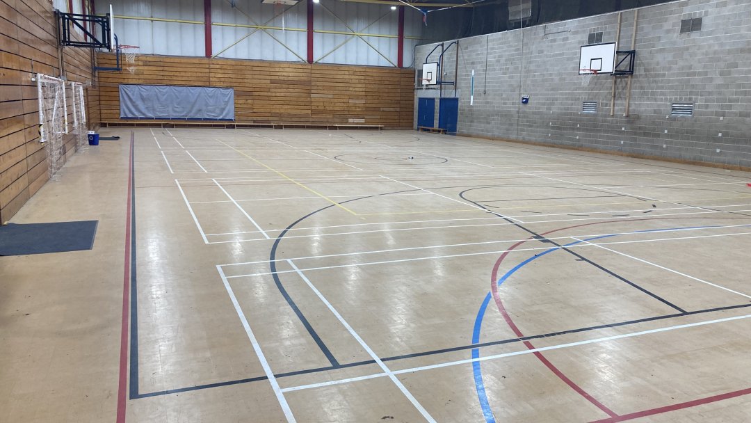 Sports Hall at Highgate Wood School in London