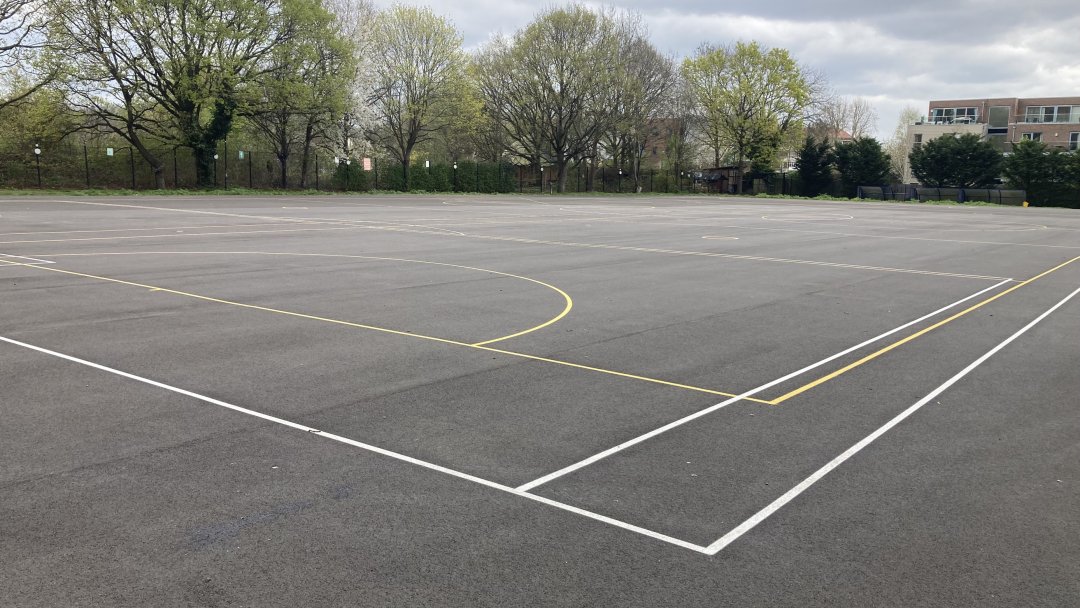 MUGA at Highgate Wood School in London