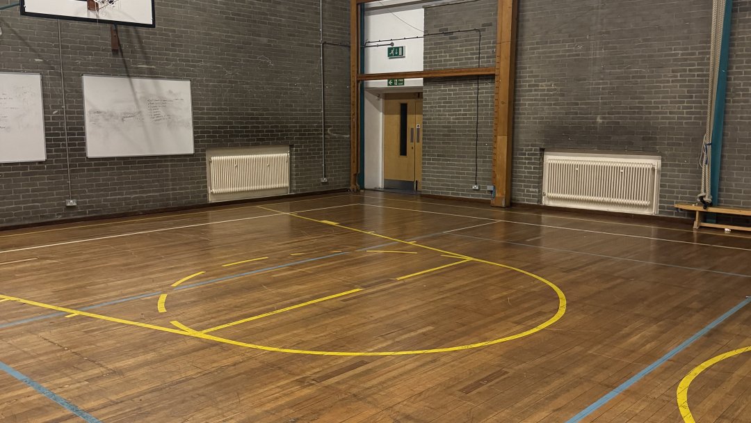 Gymnasium at Highgate Wood School in London